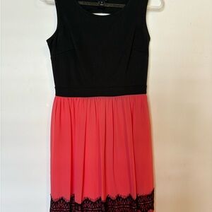 Cute Black and Pink Dress